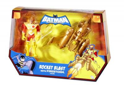 Batman The Brave and the Bold Raketenblaster mit Firestorm Figur