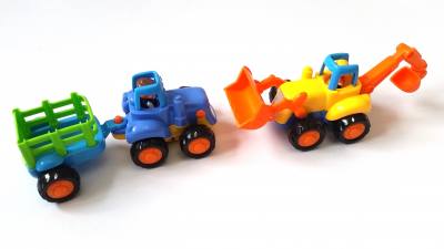 Kinder Fahrzeuge Schaufelbagger und Traktor für Kinder ab 12M+