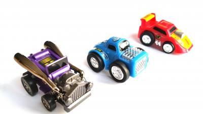 Z Wind Ups, Micro Rennauto mit Rückzugmotor 5er Set