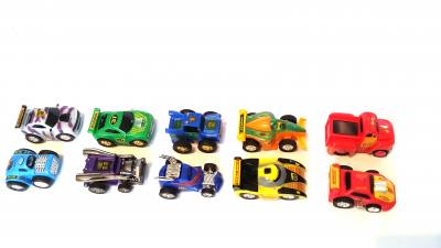 Z Wind Ups, Micro Rennauto mit Rückzugmotor 5er Set